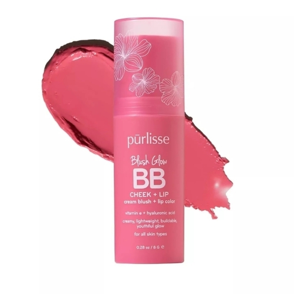 purlisse Other - PURLISSE Cream Blush Glow BB Cheek and Lip Pink Crush - New
